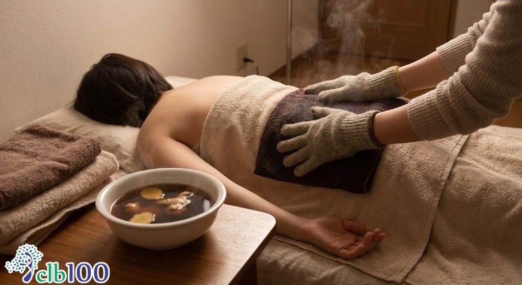 Sử dụng áp gạc gừng nóng để trợ phương ngoại khoa