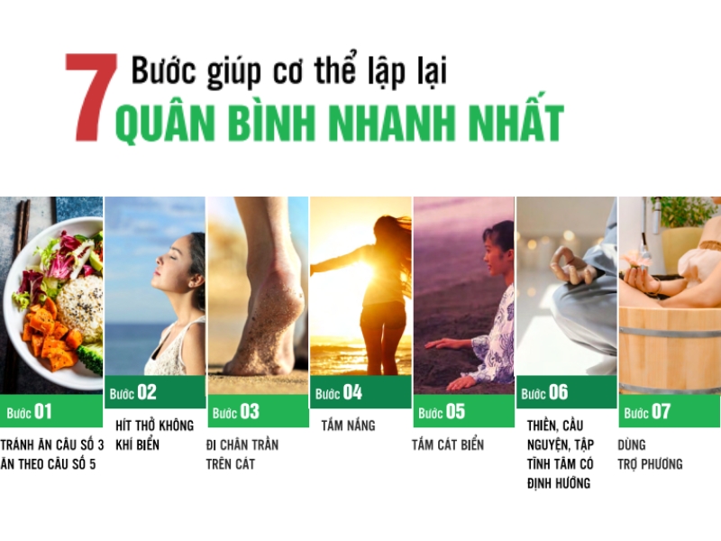 7 bước quân bình âm dương