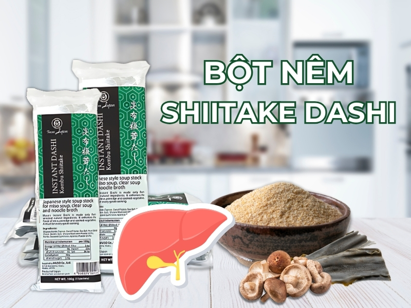 ùng bột nêm Shiitake Dashi để nấu ăn