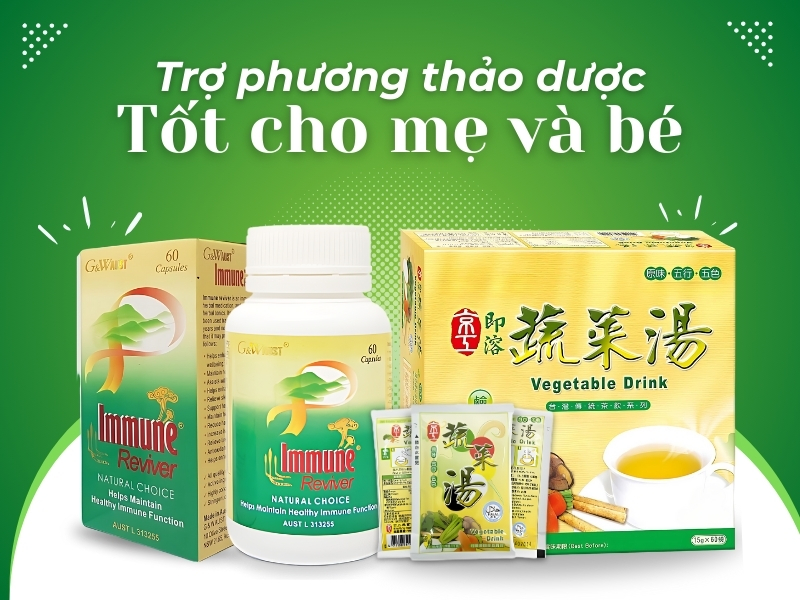 Sử dụng trợ phương thảo dược nâng cao sức khỏe người mẹ