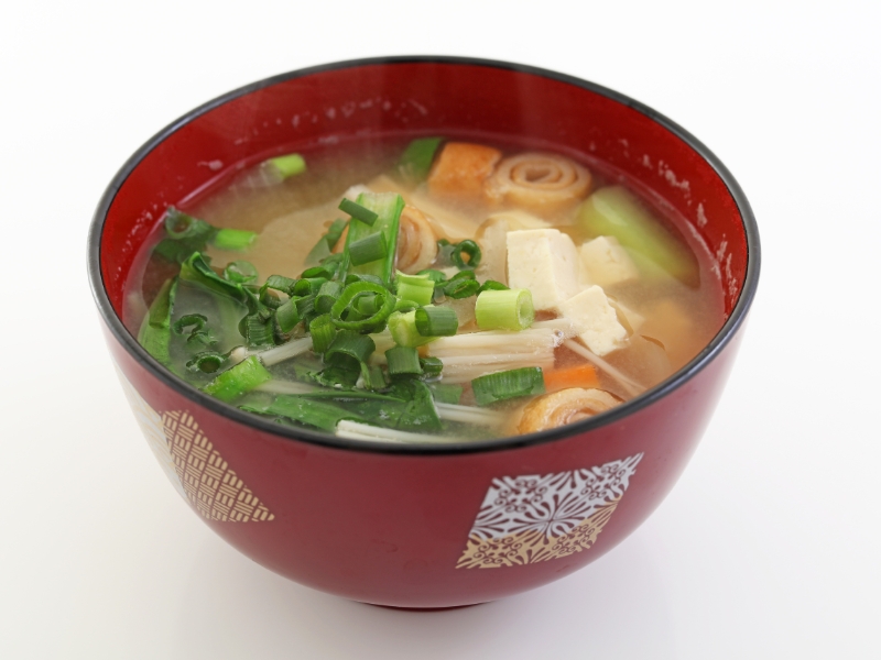 Canh miso rau củ