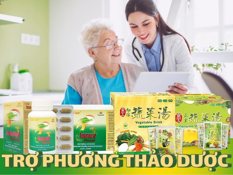 Trợ phương thảo dược tang cường sức khỏe cho người bệnh