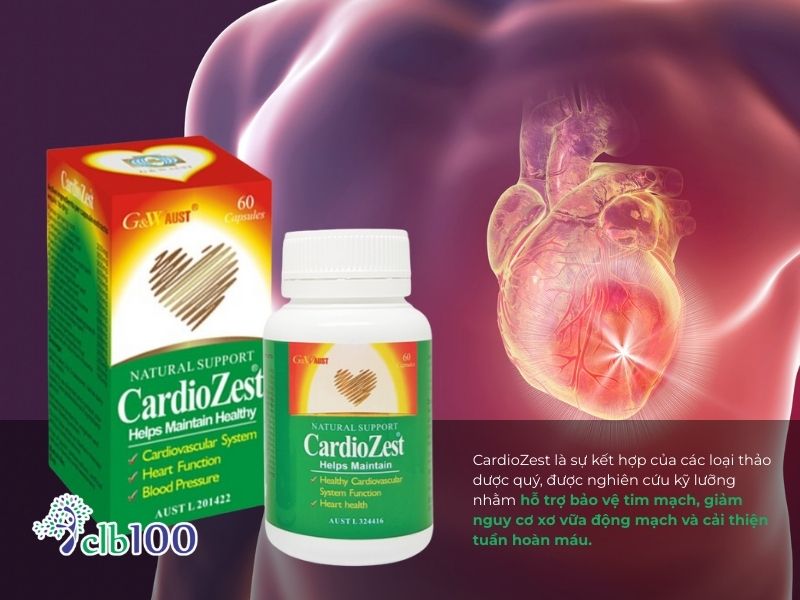 CardioZest hỗ trợ làm sạch động mạch