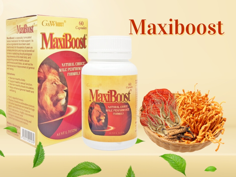 Maxiboost - trợ phương thảo dược tăng cường sức khỏe thận và sinh lý