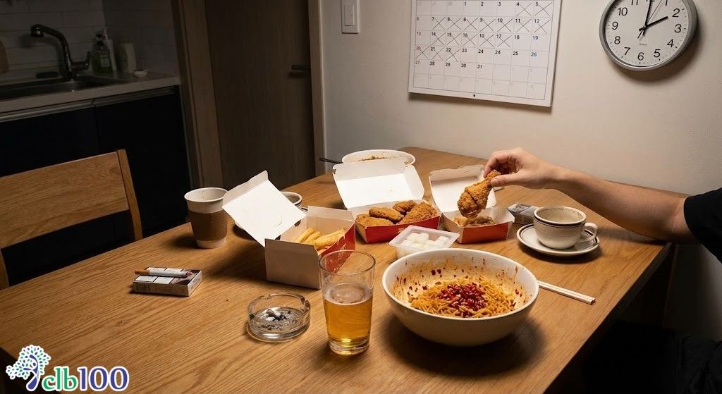 Chế độ ăn uống không lành mạnh gây nên bệnh đau bao tử