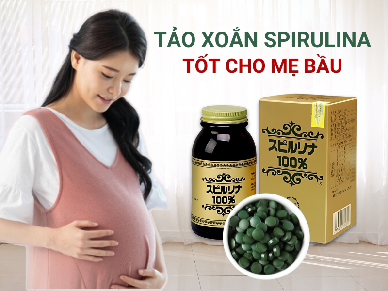 Bà bầu có nên uống tảo xoắn Spirulina không?