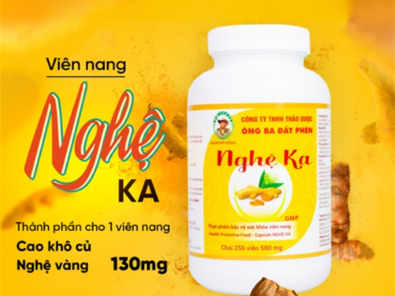 Nghệ Ka - Ngừa và trị các bệnh tiêu hóa