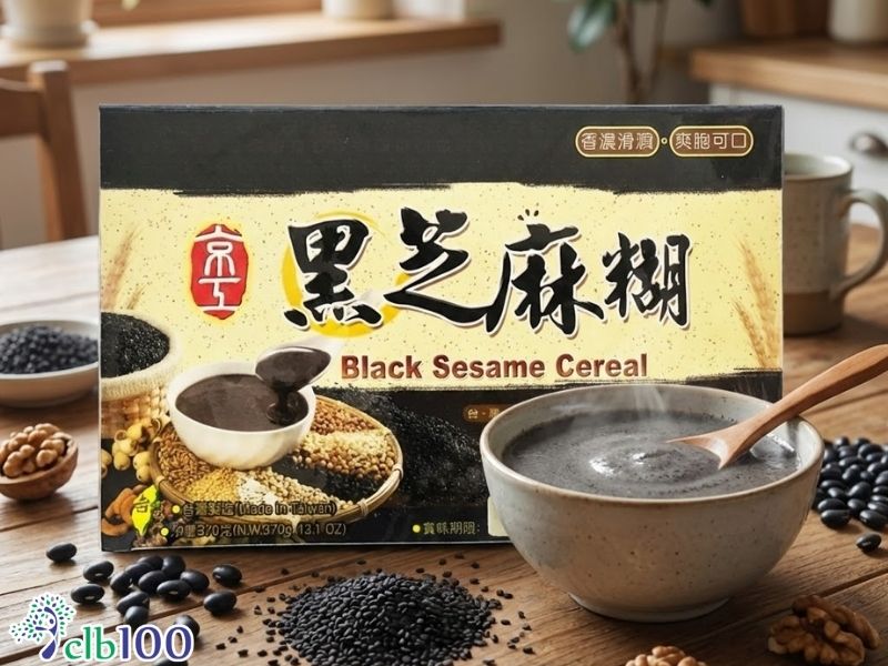 Sử dụng trợ phương bột ngũ cốc mè đen King Kung