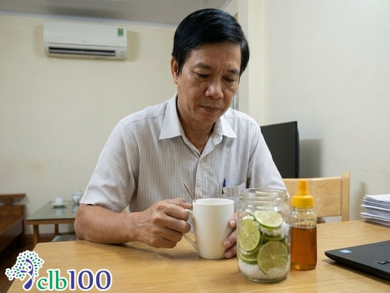 Chanh muối mật ong phù hợp với người bị khàn giọng, đau họng và viêm họng nhẹ
