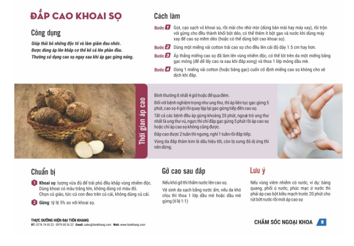 Đắp cao khoai sọ