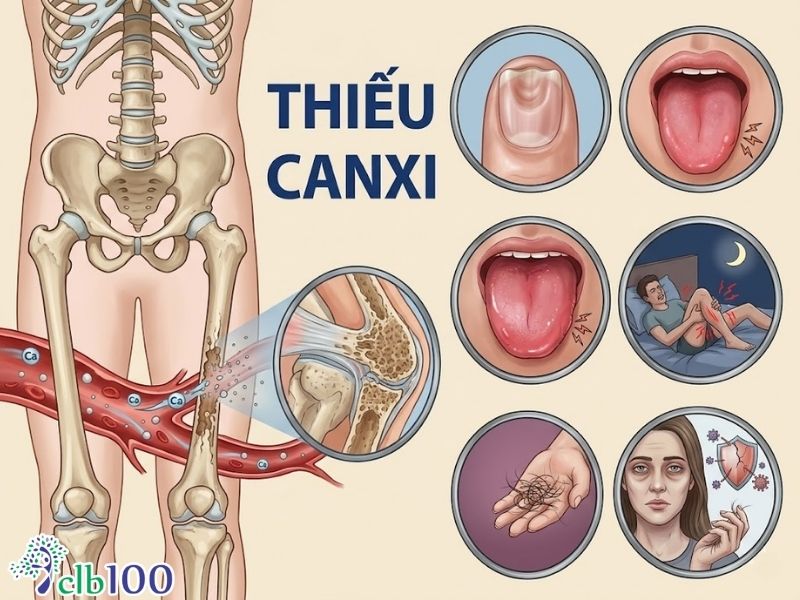 Dấu hiệu cảnh báo cơ thể đang thiếu canxi trầm trọng
