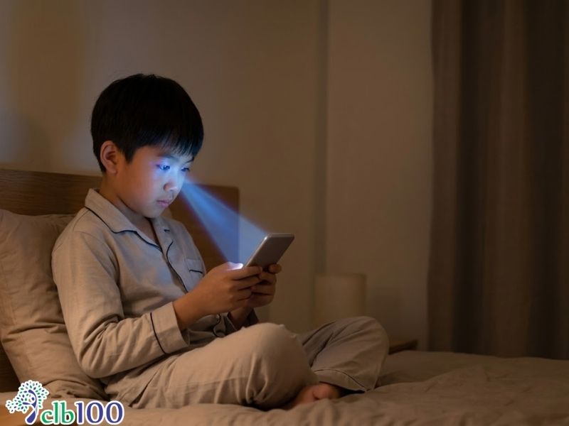 Dậy thì sớm do các thiết bị điện tử và mất melatonin vào ban đêm