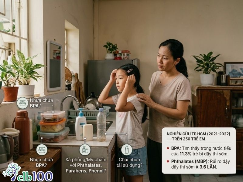 Môi trường nhiều hoá chất gây rối loạn nội tiết (EDCs)