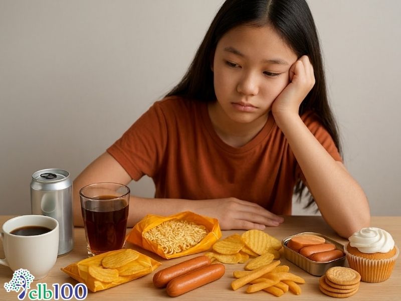 Dậy thì sớm do trẻ sử dụng quá nhiều thực phẩm chế biến và mất quân bình âm dương