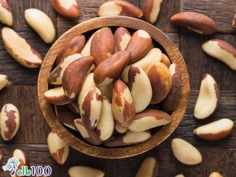 Nhai hạt hạch Brazil bổ sung khoáng chất selen