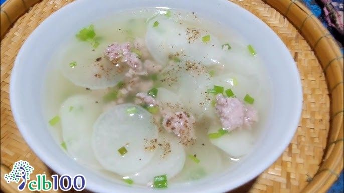 Hình ảnh canh củ cải trắng