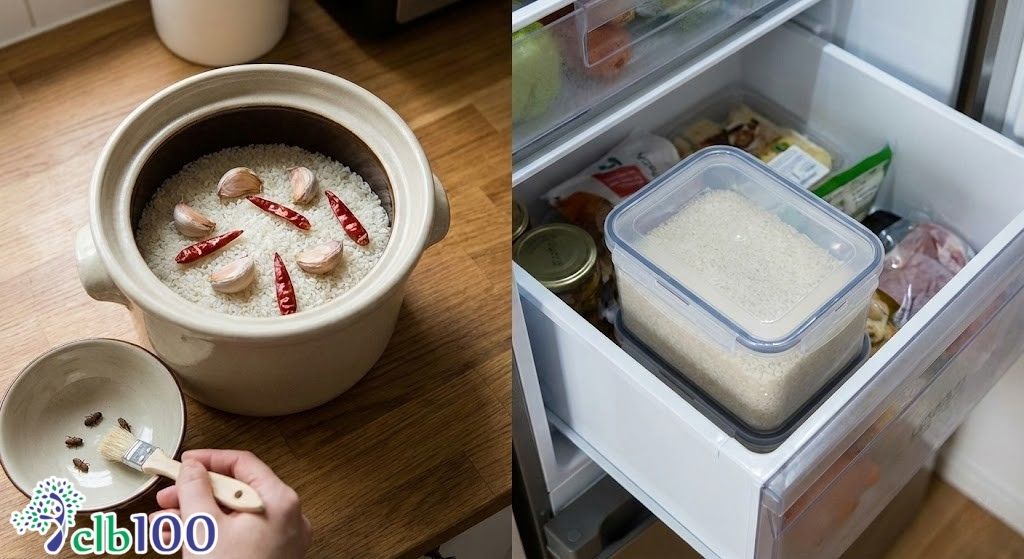Hướng dẫn cách bảo quản gạo sạch không có mọt