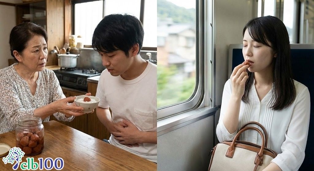 Mơ muối giúp giải độc thực phẩm và say tàu xe