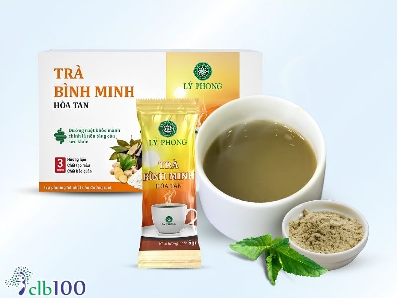 Trà bình minh hoà tan Lý Phong vô cùng tiện lợi