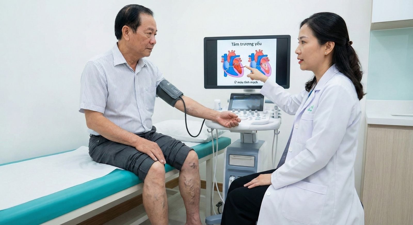 Lực hút tâm trương của tim yếu có thể gây ra bệnh suy giãn tĩnh mạch