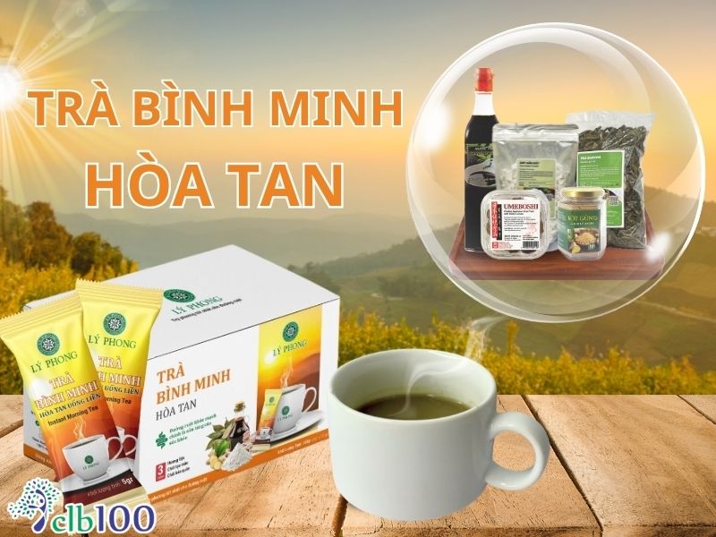 Sử dụng trợ phương trà bình minh hỗ trợ trục độc, giải cảm