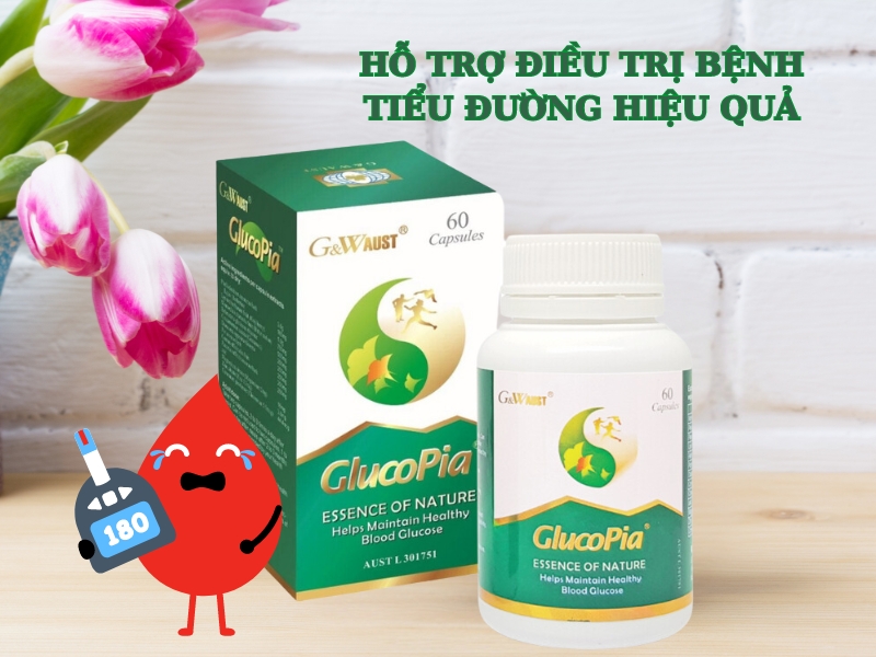 Glucopia - trợ phương thảo dược hỗ trợ điều trị bệnh tiểu đường