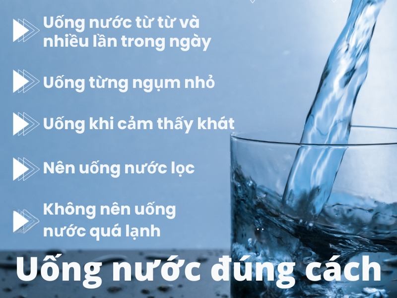 Một số lưu ý khi uống nước bạn cần biết