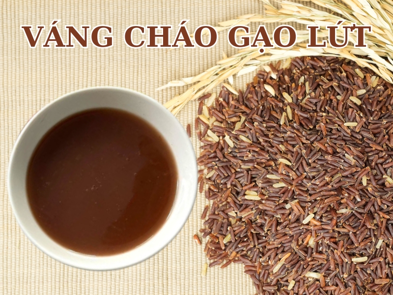 Nấu váng cháo gạo lứt thay cho cơm lứt