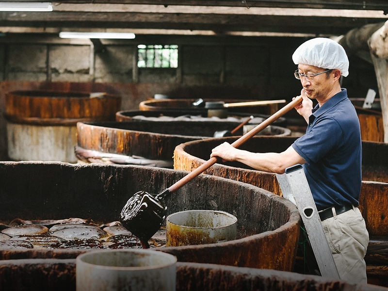 Quy trình làm nước tương lên men Nhật Bản