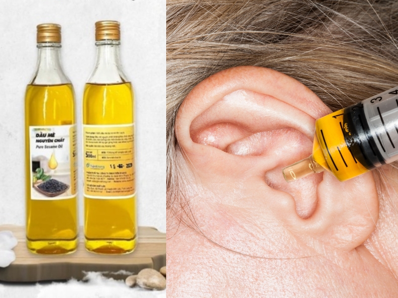 Nhỏ dầu mè vào tai giảm viêm tai giữa ở trẻ