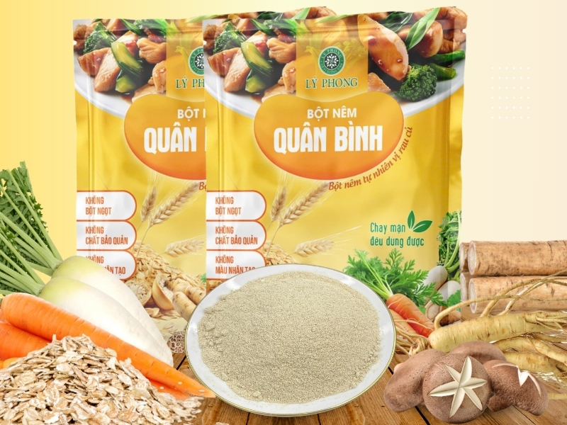 Thành phần dinh dưỡng trong bột nêm quân bình Lý Phong