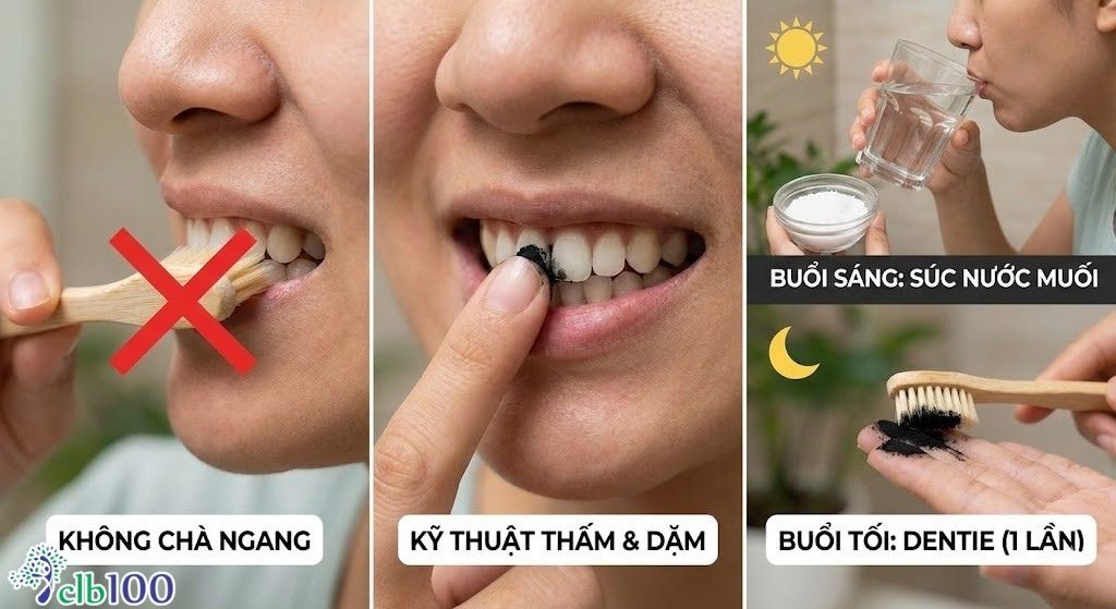 Hướng dẫn sử dụng Dentie giúp bảo vệ men răng