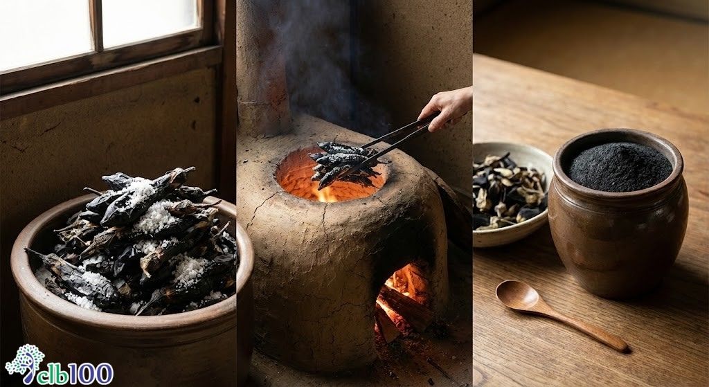 Nguồn gốc của Dentie là từ cà tím và muối