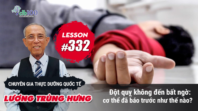 Lesson #332: Đột quỵ không đến bất ngờ: cơ thể đã báo trước như thế nào? 10-06-2026