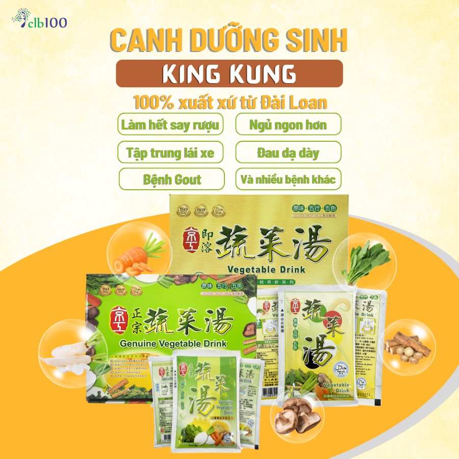 Công dụng của canh dưỡng sinh King Kung Taiwan