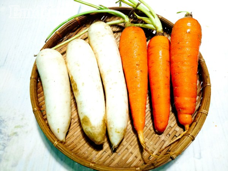 Củ cải và cà rốt 